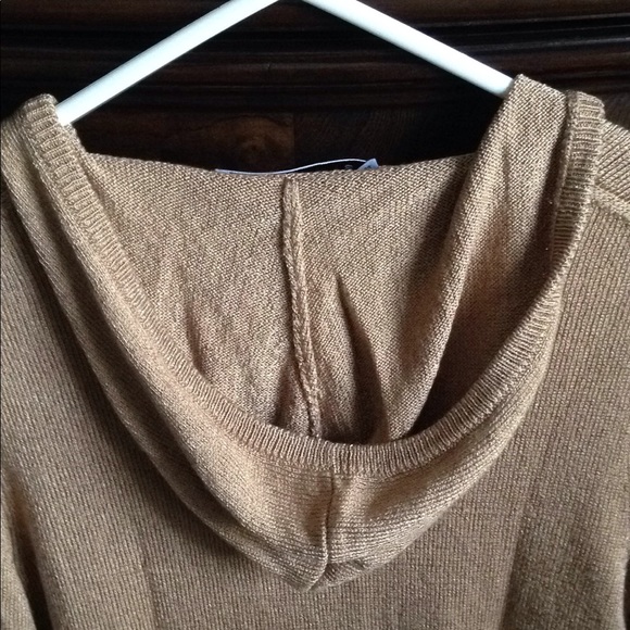 Trina Turk deep V hooded sweater M - Picture 8 of 13